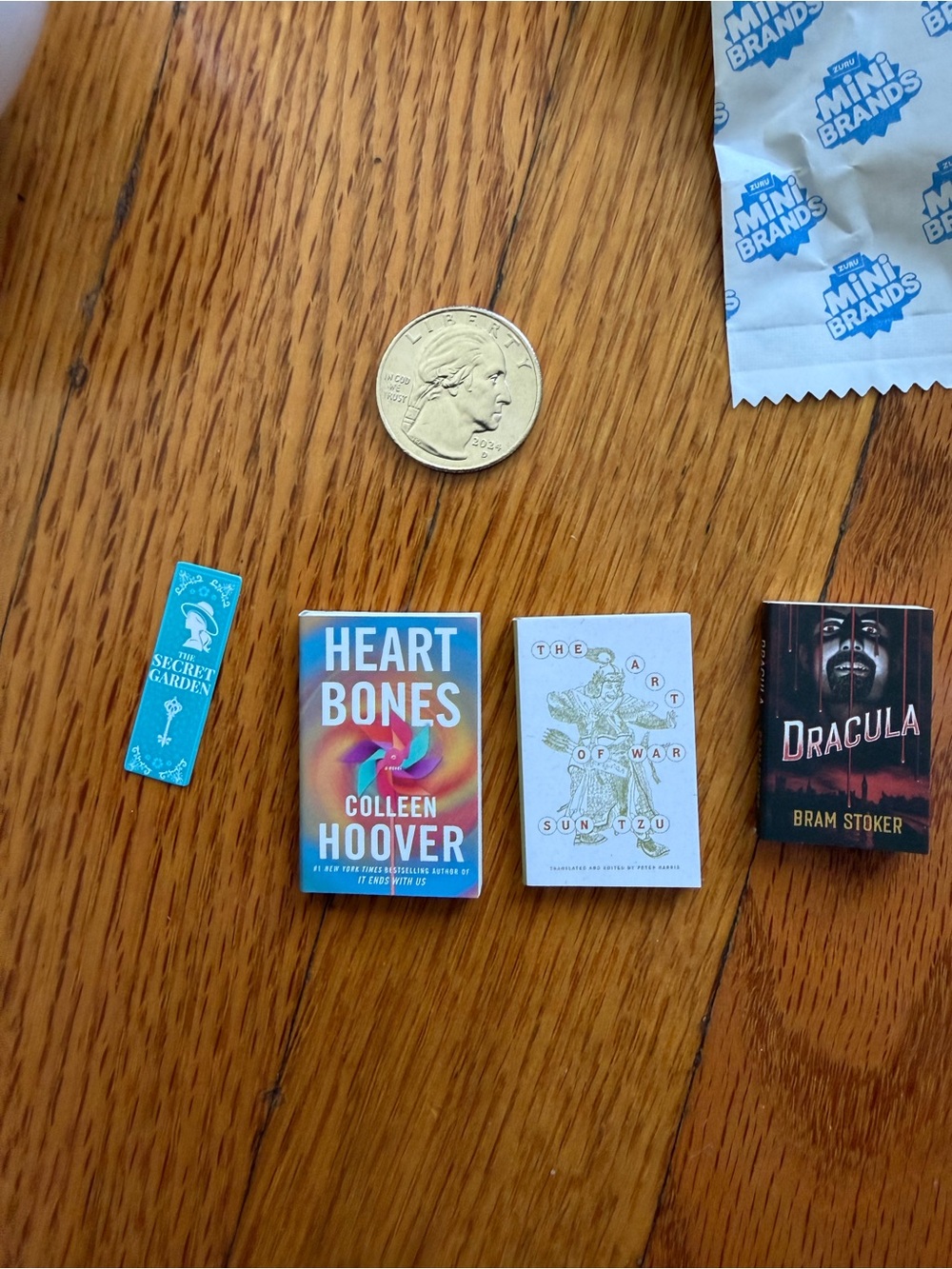 Mini Brands Books Series (The Art of War, Dracula, Heart Bones